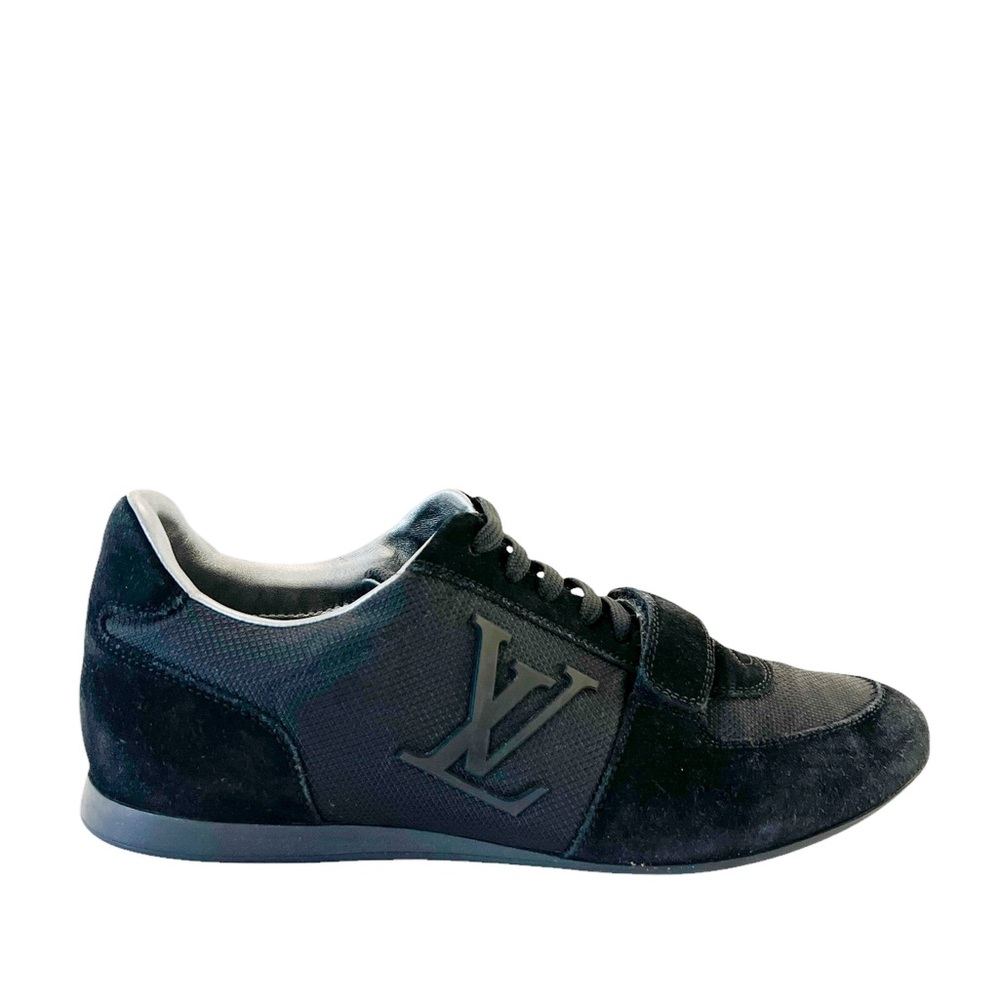 Louis Vuitton Suede Mens LV Trainer Sneakers